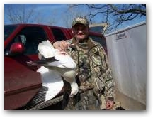 Cory with a banded Ross Goose 